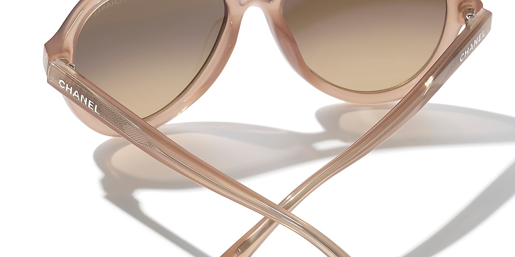 Chanel Pilot Sunglasses CH5552U M (55 - 17) with Brown