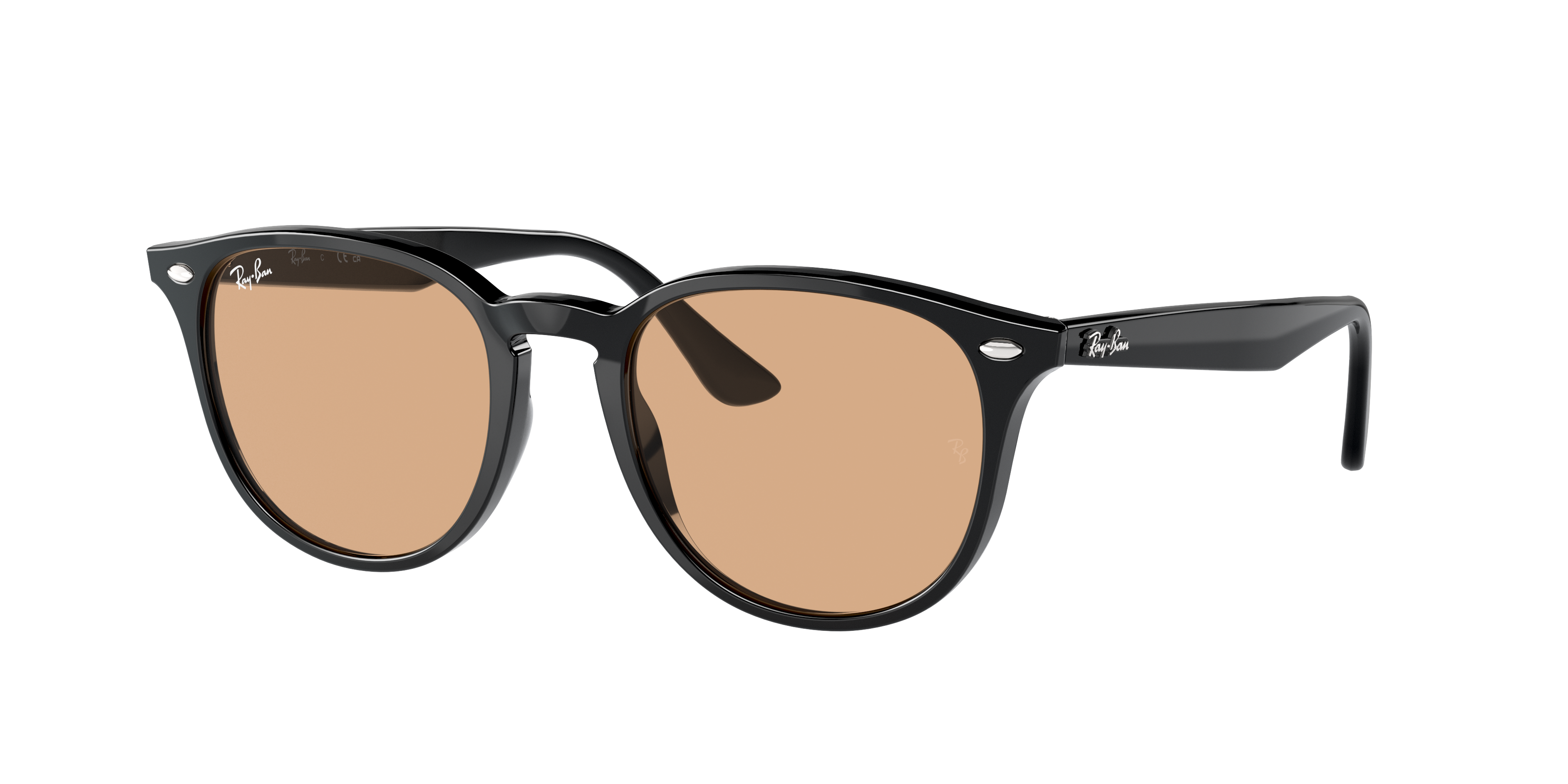 Ray-Ban RB4259 L (53 - 20) with Brown lenses and Black frame