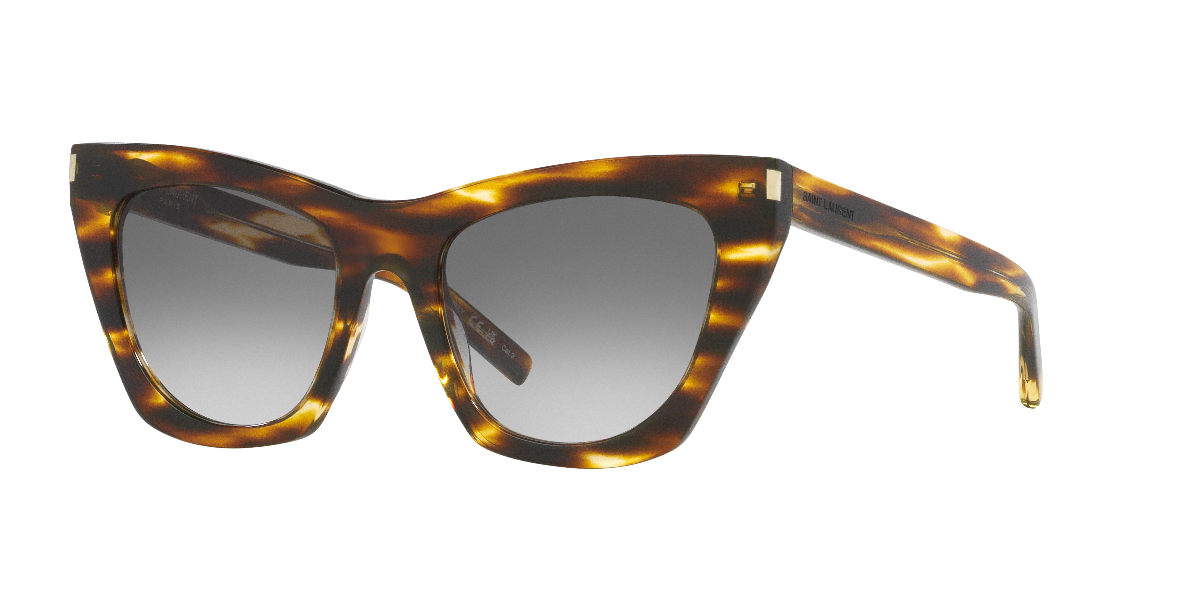 サングラス Saint Laurent Black Acetate Sl 214 Sunglasses Saint Laurent SL 214 Kate 010 Sunglasses - US