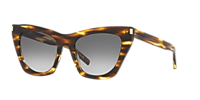 Saint Laurent SL 214 Kate L (55 - 20) with Grey lenses and