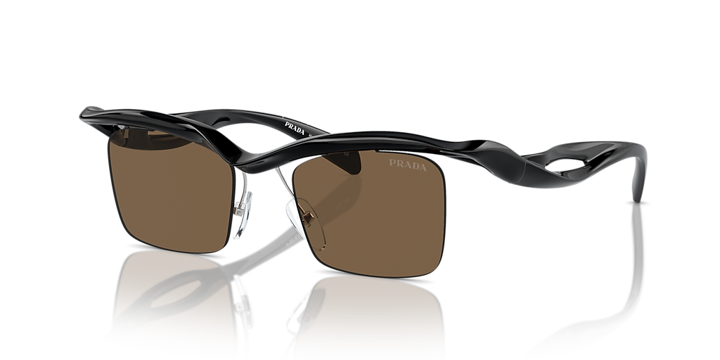 Prada PR A15S L (47 - 20) with Brown lenses and Black frame