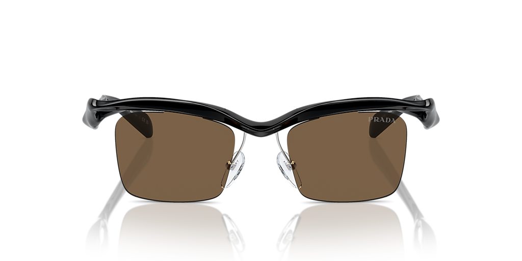 Prada PR A15S L (47 - 20) with Brown lenses and Black frame