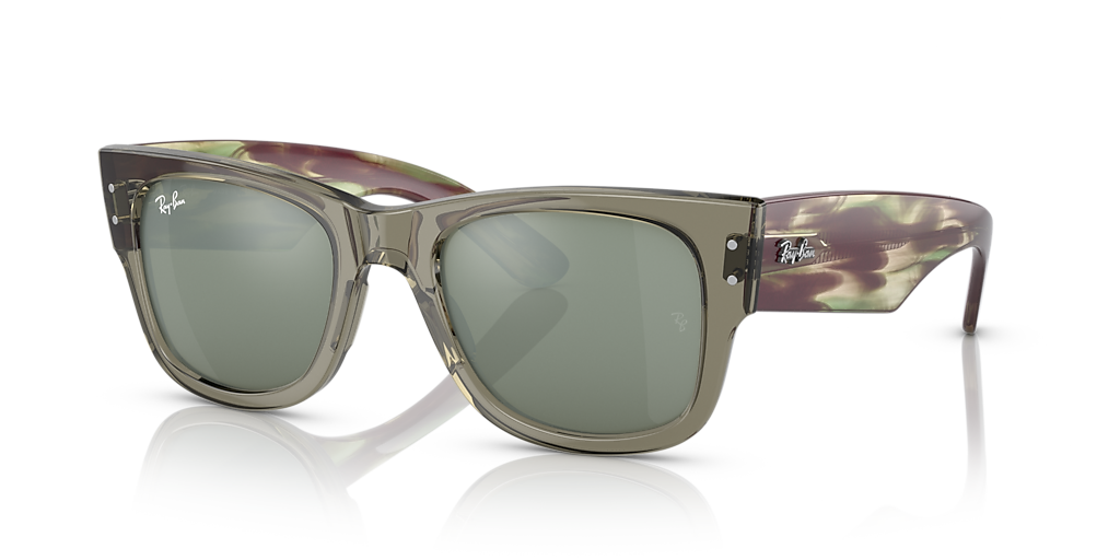 Ray-Ban Mega Wayfarer M (51 - 21) with Silver lenses and Green