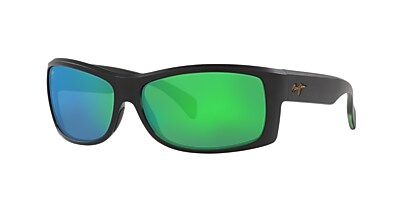 Maui Jim Equator 65 MAUI Green® Mirror Polarized & Matte Black 