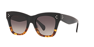 Celine CL4055IN XXS (55 - 18) with Grey lenses and Black