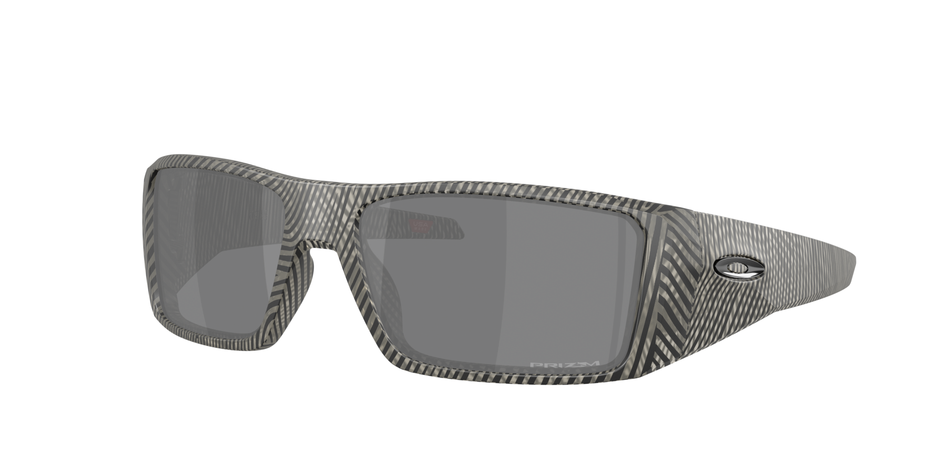 Oakley Man Sunglass OO9231 Heliostat Night Mission Collection -  Frame color: Matte Grey Ink Fingerprint, Lens color: Prizm Black