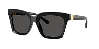 Dolce&Gabbana DG4438 M (55 - 17) with Grey lenses and Black frame