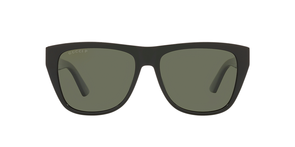 GUCCI GG0926S Black - Unisex Luxury Sunglasses, Green Lens