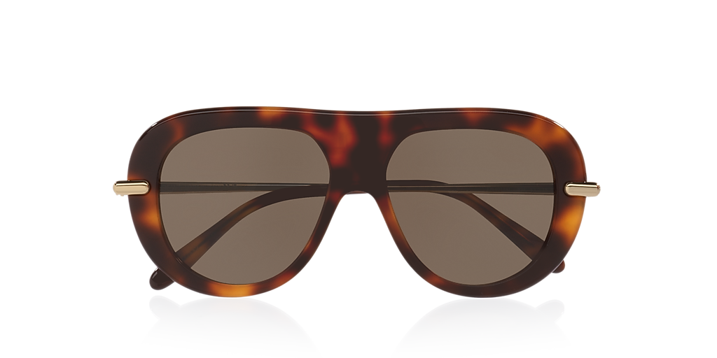 LOEWE Red Leather Sunglasses‎ Tortoise 
Plastic/Metal Women Inflated cat-eye sunglasses in red - Loewe | Mytheresa main image 4