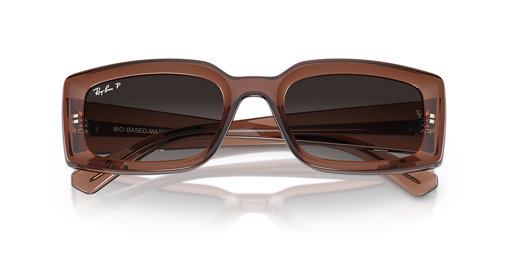 Ray-Ban RB4395F KILIANE サングラス ブラウン KEIJU Ray-Ban Kiliane Bio-Based M (54 - 21) with Grey lenses and Brown