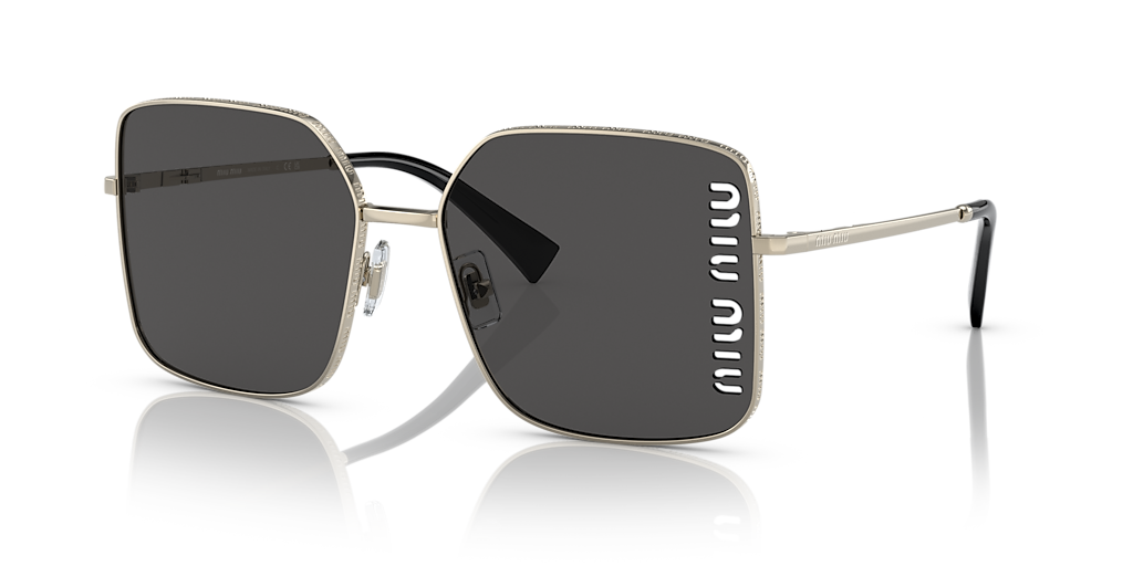 Miu Miu MU 51YS XXL (60 - 17) with Grey lenses and Gold