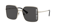 51M &MベージュM✖️2 Miu Miu MU 51YS XXL (60 - 17) with Grey lenses and Gold