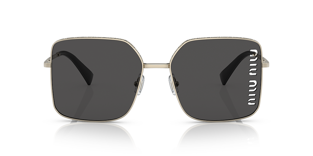 【送料,関税込】MIUMIU サングラス MU51YS Miu Miu MU 51YS XXL (60 - 17) with Grey lenses and Gold