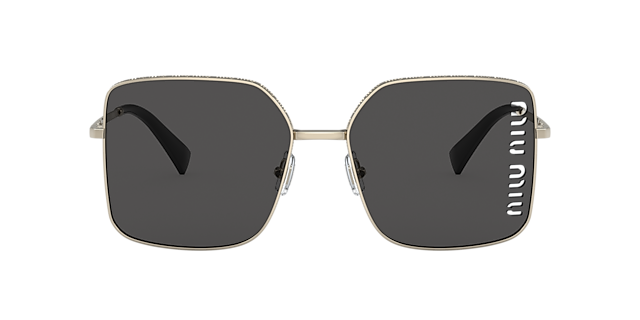 Miu Miu MU 51YS 60 Dark Blue & Rose Gold Sunglasses | Sunglass Hut  