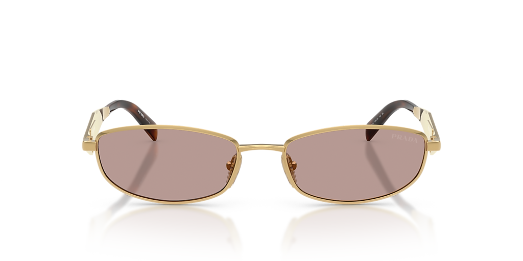 Prada PR D51S L (55 - 18) with Violet lenses and Gold frame