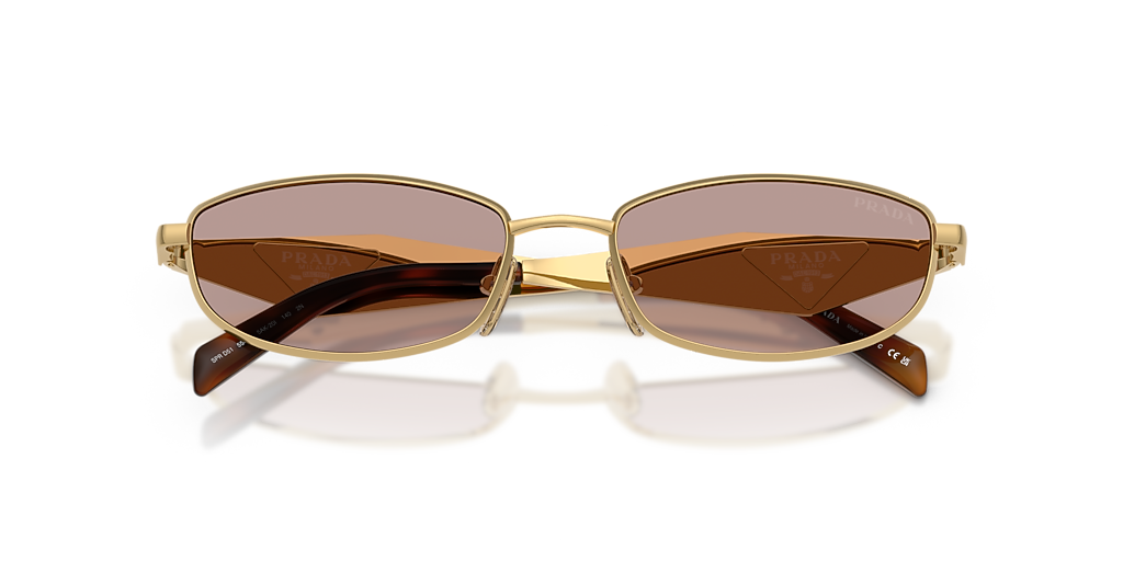 Prada PR D51S L (55 - 18) with Violet lenses and Gold frame