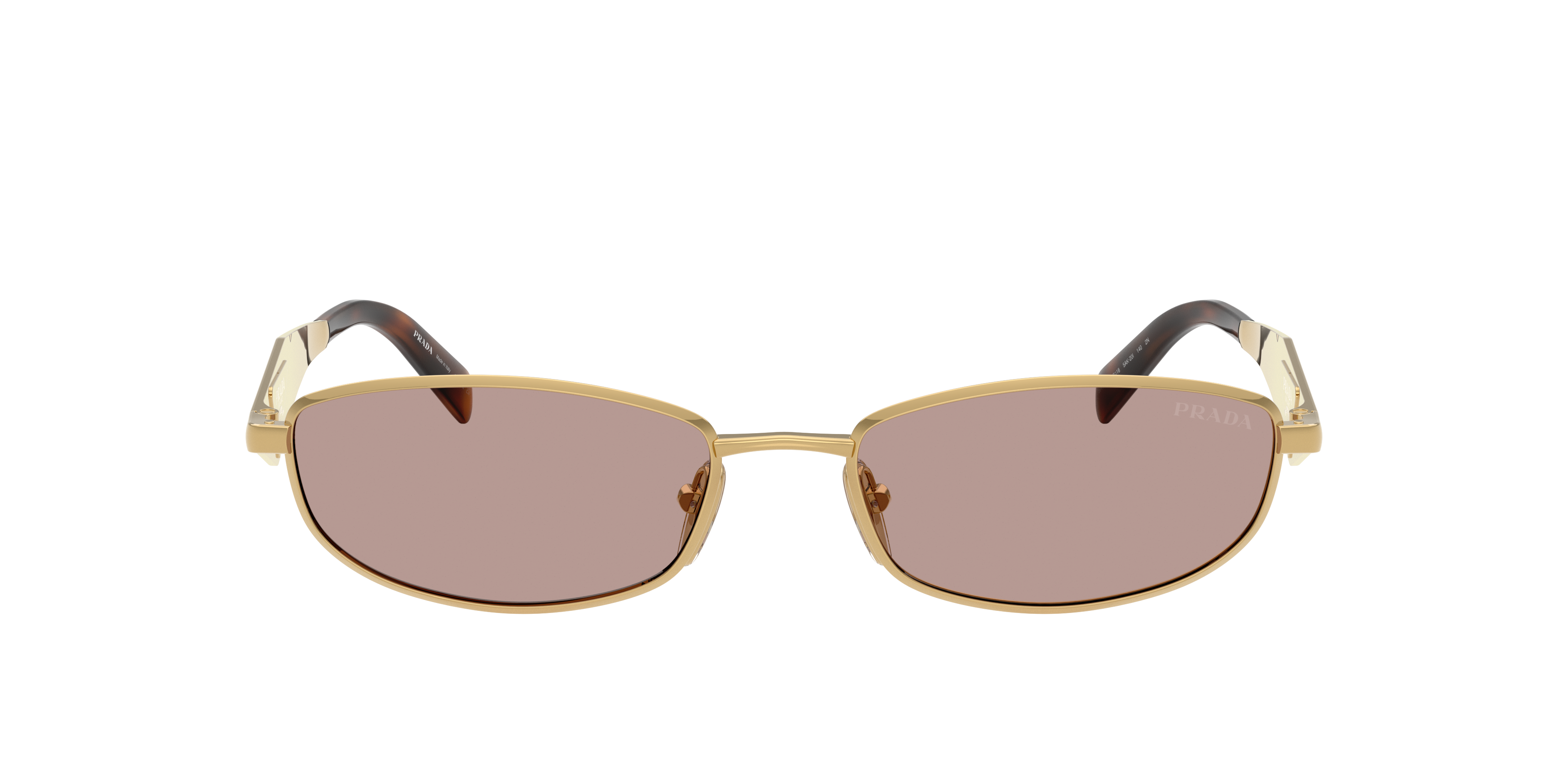 Prada PR D51S L (55 - 18) with Violet lenses and Gold frame