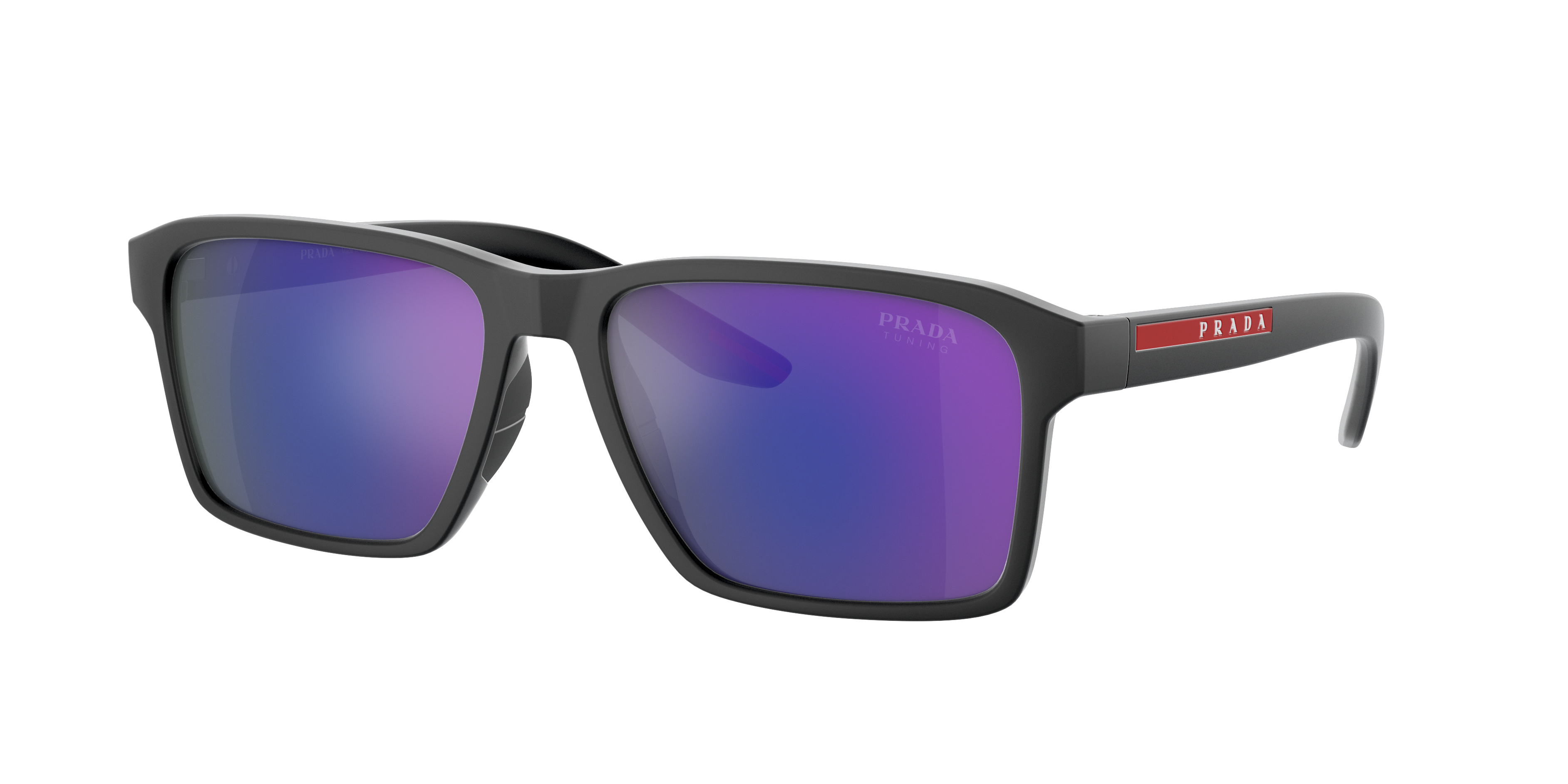 セール★PRADA★5BD265 Prada Linea Rossa Impavid PS 02ZSU Rectangle Sunglasses