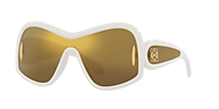 LOEWE Fashion Lw40131I Black Shiny - Women Sunglasses, Grey Lens