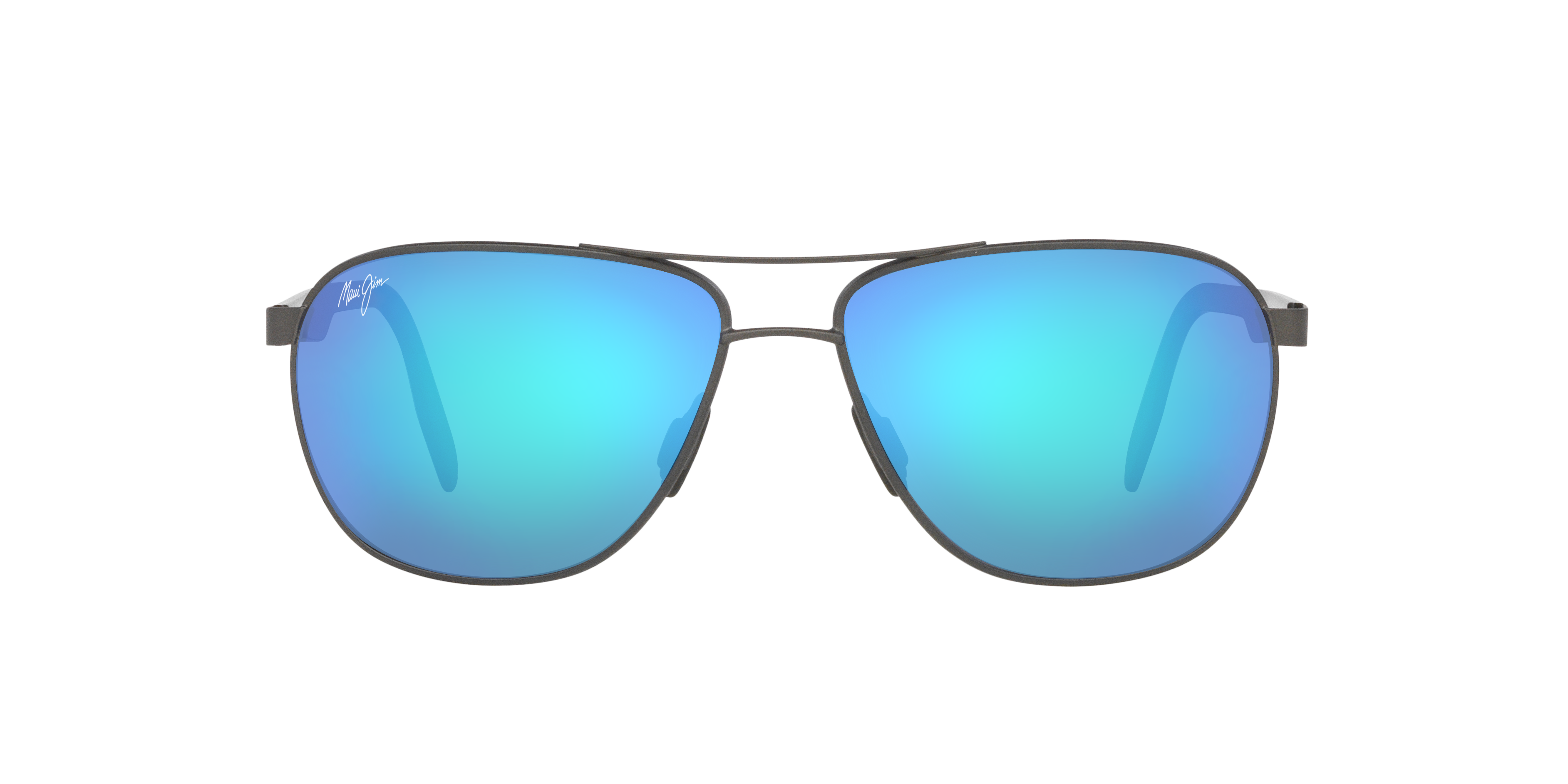 Maui Jim Castles XL (61 - 16) with Blue lenses and Silver