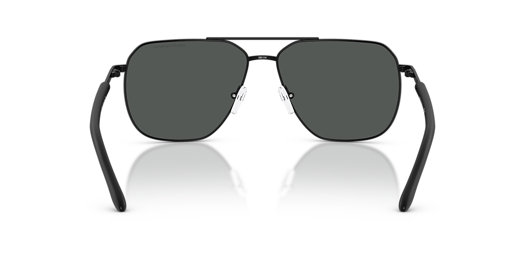 アムネシア Armani Exchange AX2057S L (59 - 14) with Grey lenses and Black