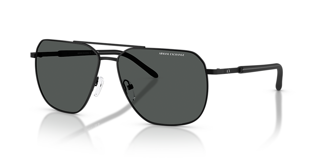 Armani Exchange AX2057S L (59 - 14) with Grey lenses and Black
