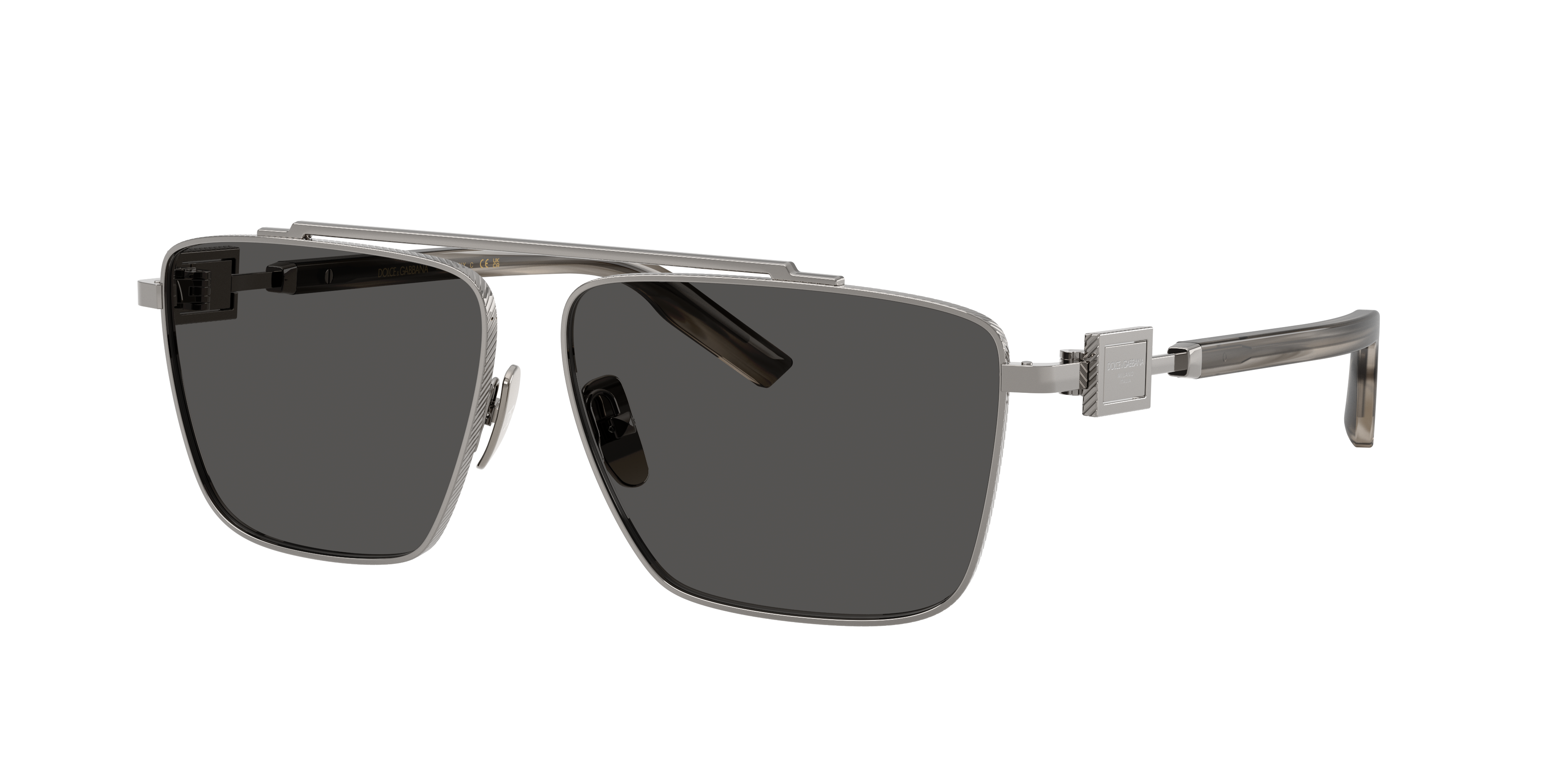 Dolce&Gabbana Man Sunglass DG2336 -  Frame color: Gunmetal, Lens color: Dark Grey