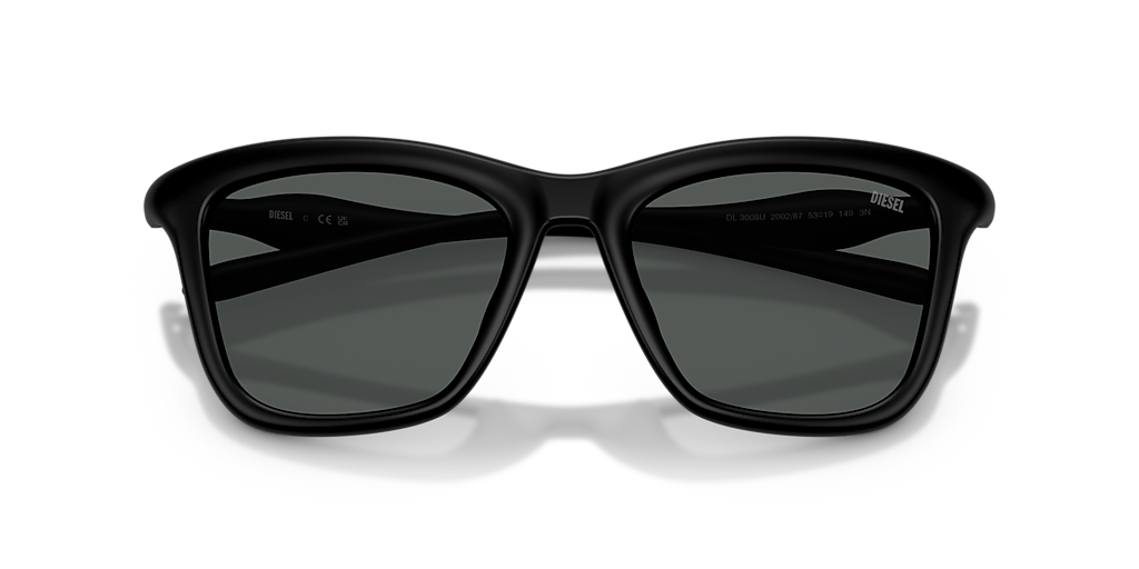 Diesel DL3008U XXL (53 - 19) with Grey lenses and Black frame