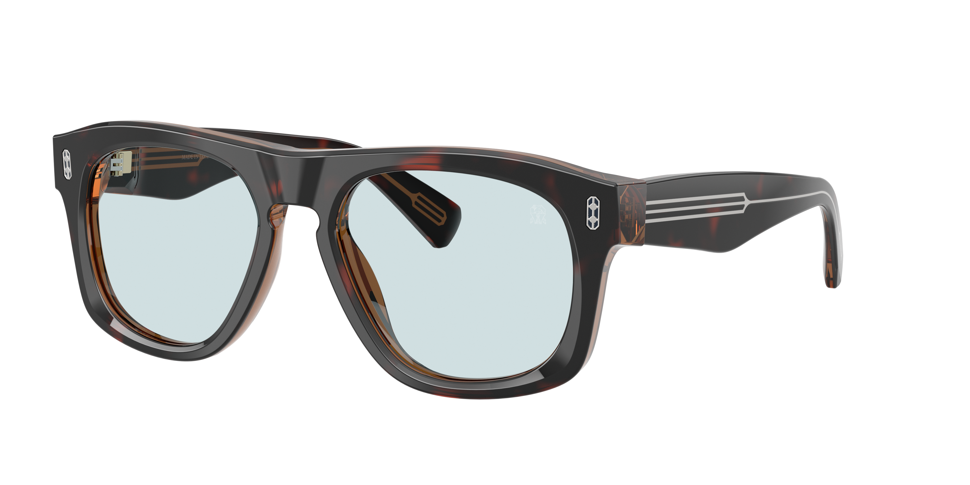BRUNELLO CUCINELLI☆美品☆ Brunello Cucinelli BC4026S Alke S (53 - 18) with Blue lenses and