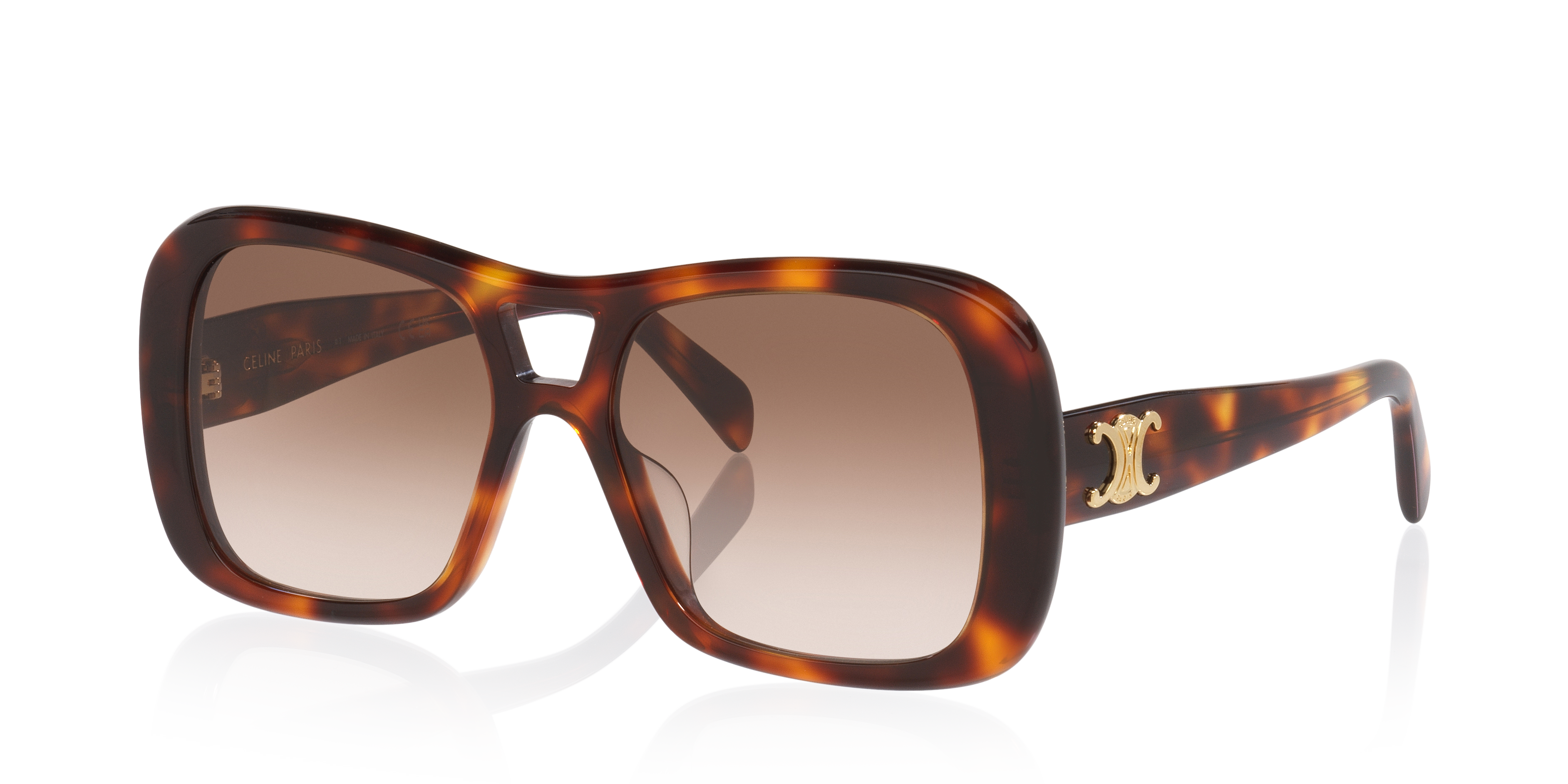Celine Triomphe CL40331U S (55 - 17) with Brown lenses and