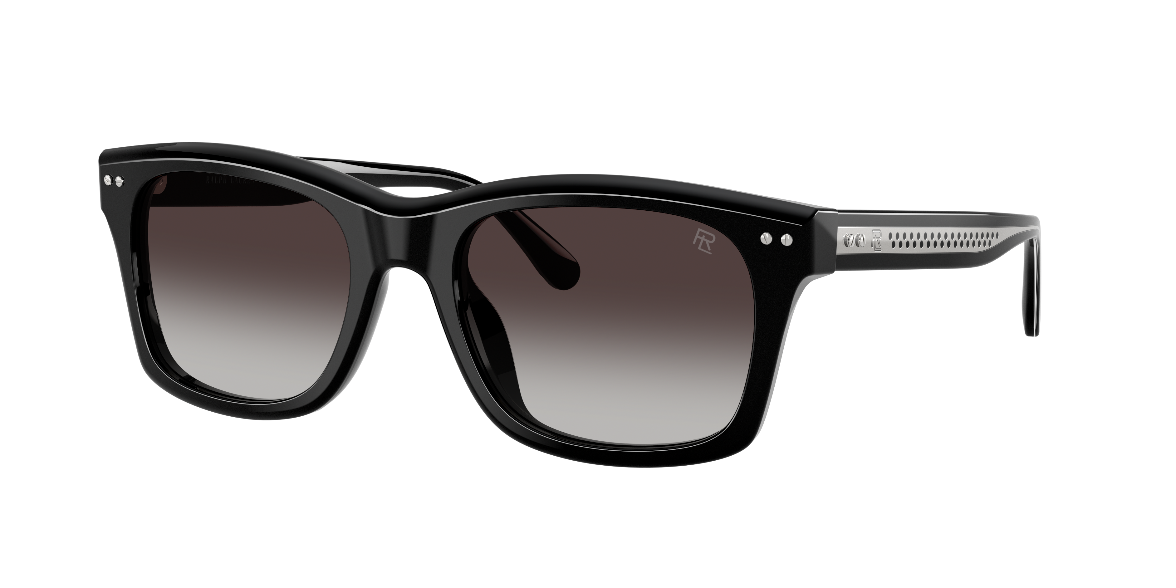 Ralph Lauren Unisex Sunglass RL8237U -  Frame color: Shiny Black, Lens color: Gradient Grey