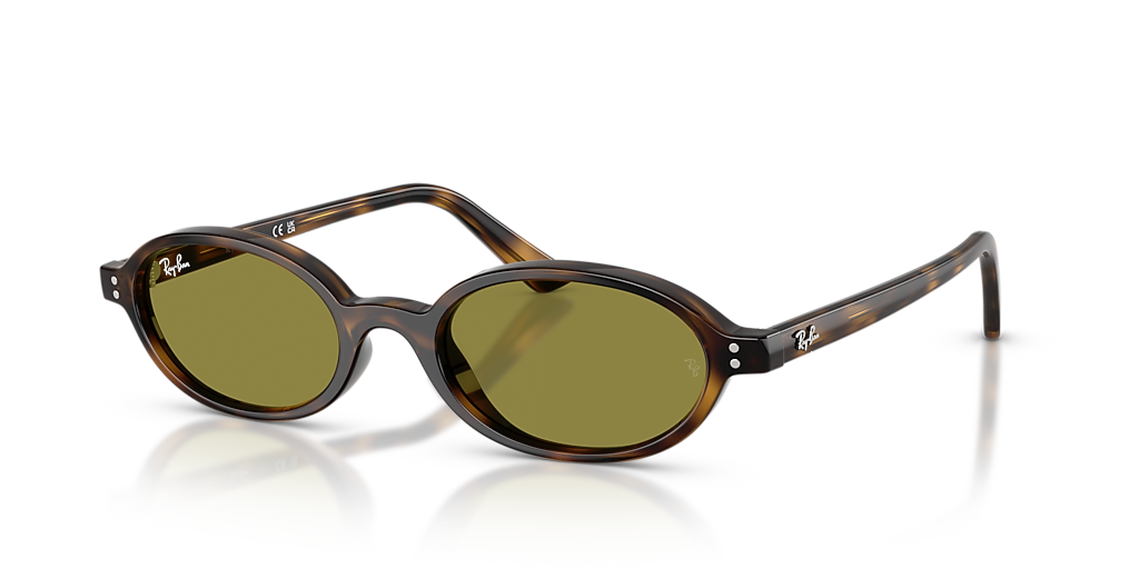Ray-Ban Khal Bio-Based S (48 - 20) with Green lenses and Tortoise