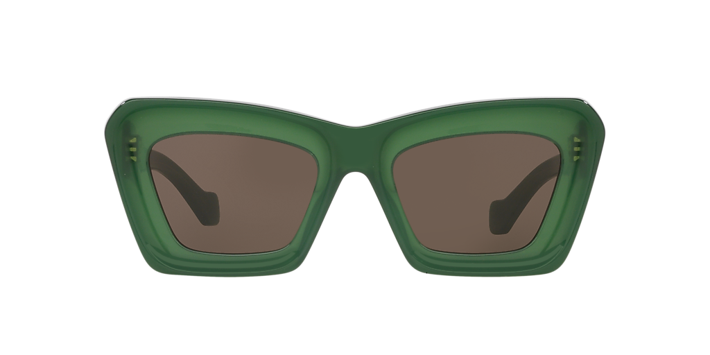 Loewe ロエベ サングラス LW40145I Loewe Lw40145I S (52 - 21) with Brown lenses and Green frame