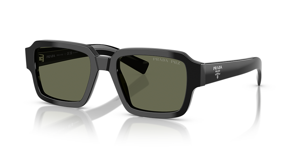 Prada PR 02ZSF M (54 - 19) with Green lenses and Black frame Prada PR 02ZSF M (54 - 19) with Green lenses and Black frame