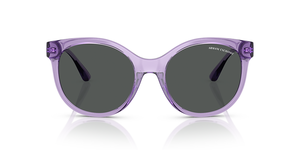Armani Exchange AX4120S S (54 - 19) with Grey lenses and Violet