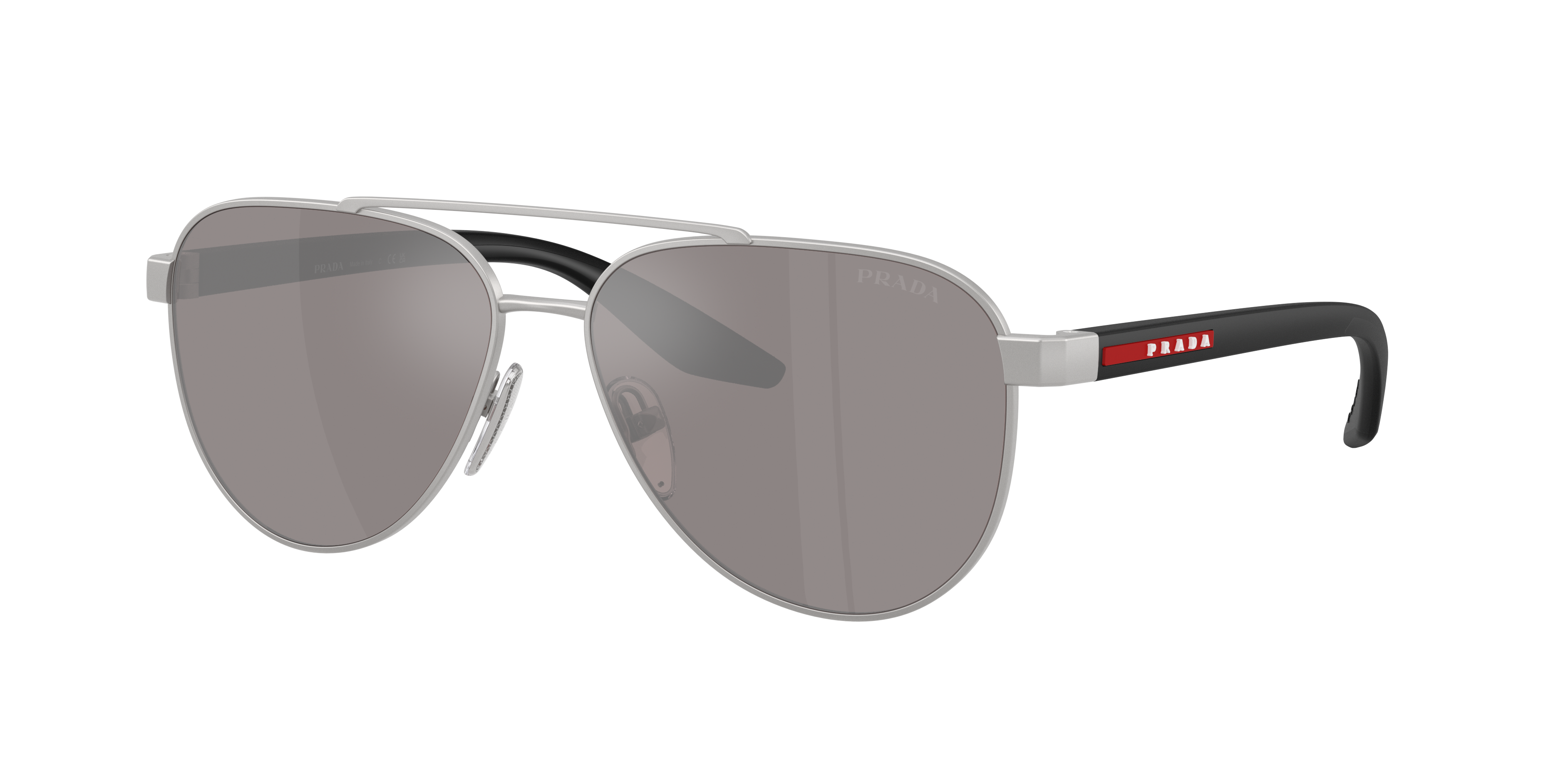 Prada Linea Rossa Man Sunglass Ps A52s In Gray