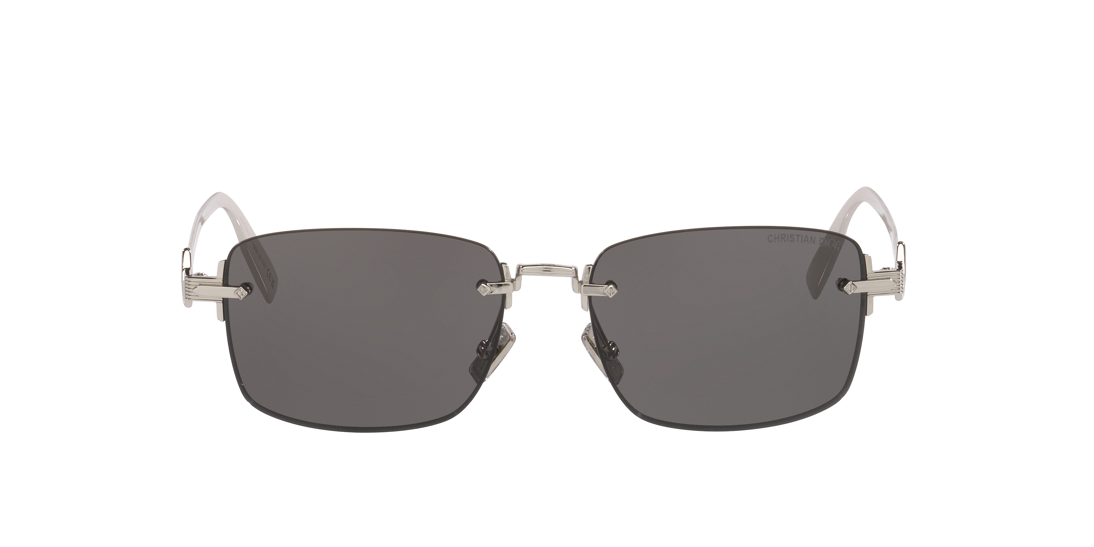 DIOR CD Diamond S11U XS (54 - 16) with Grey lenses and Silver