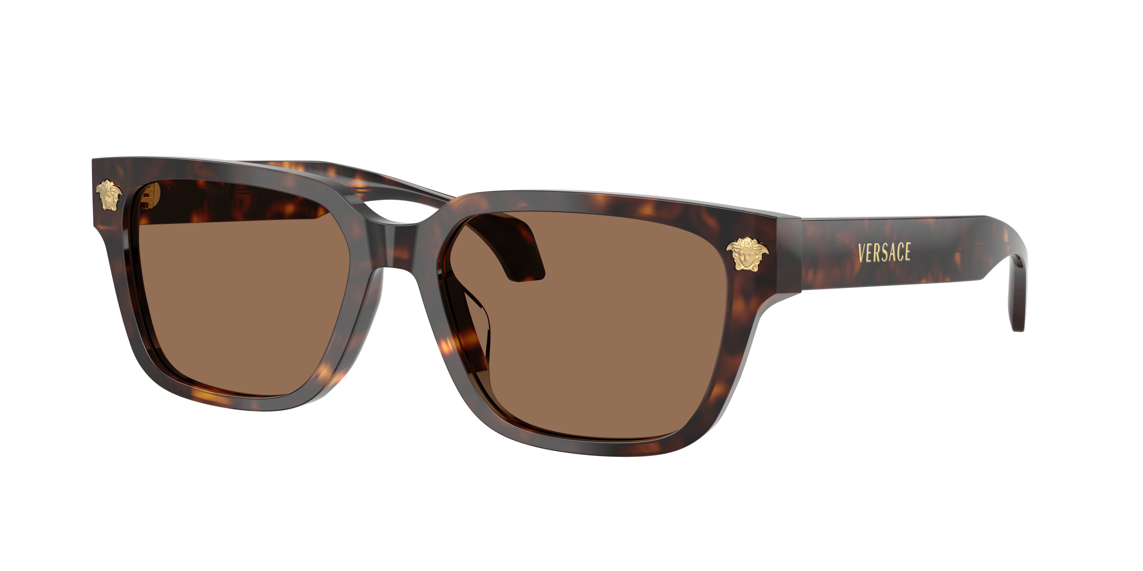 Versace Man Sunglass VE4513D -  Frame color: Havana, Lens color: Dark Brown