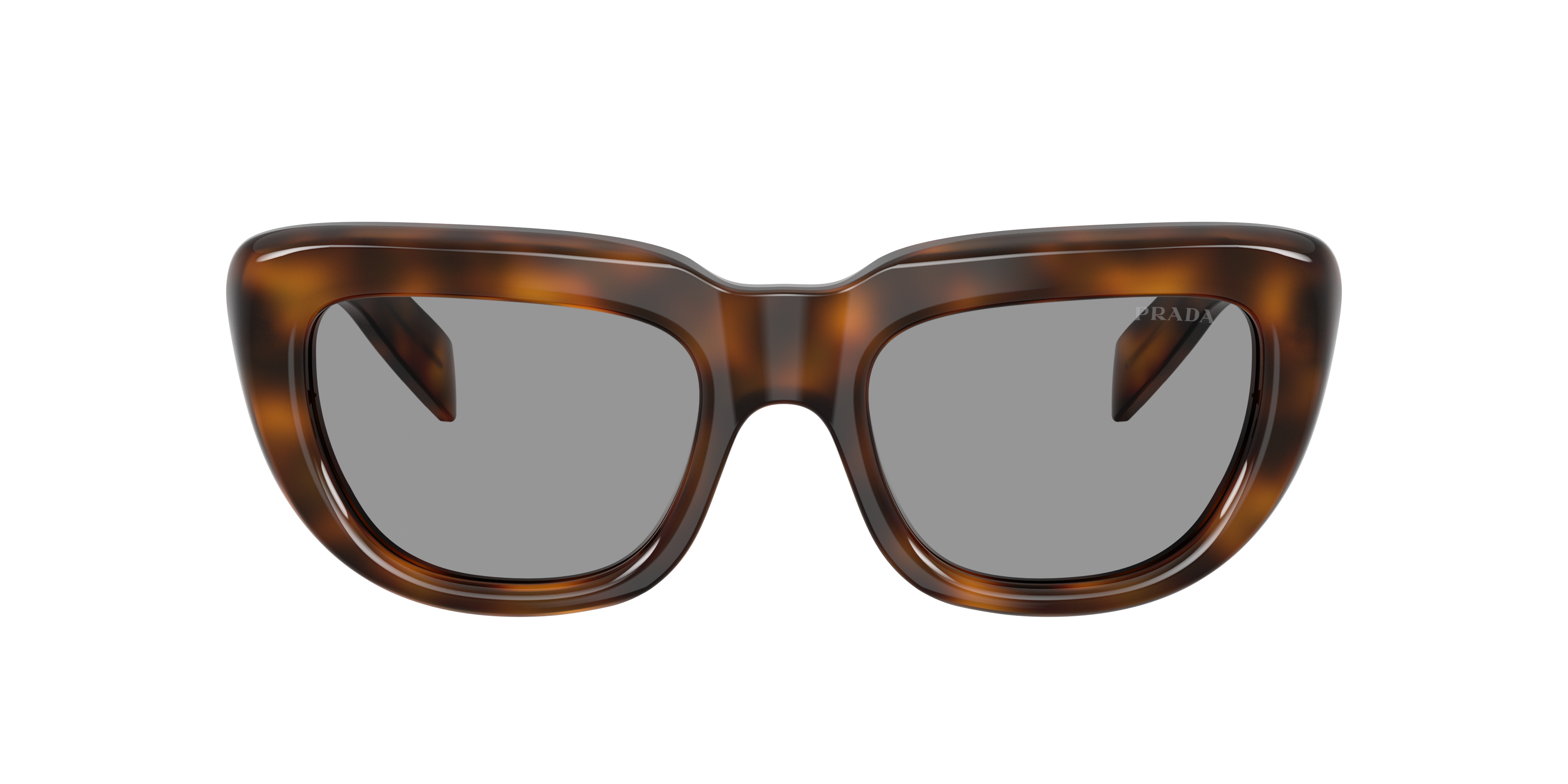 Prada PR D07S S (53 - 20) with Grey lenses and Tortoise frame