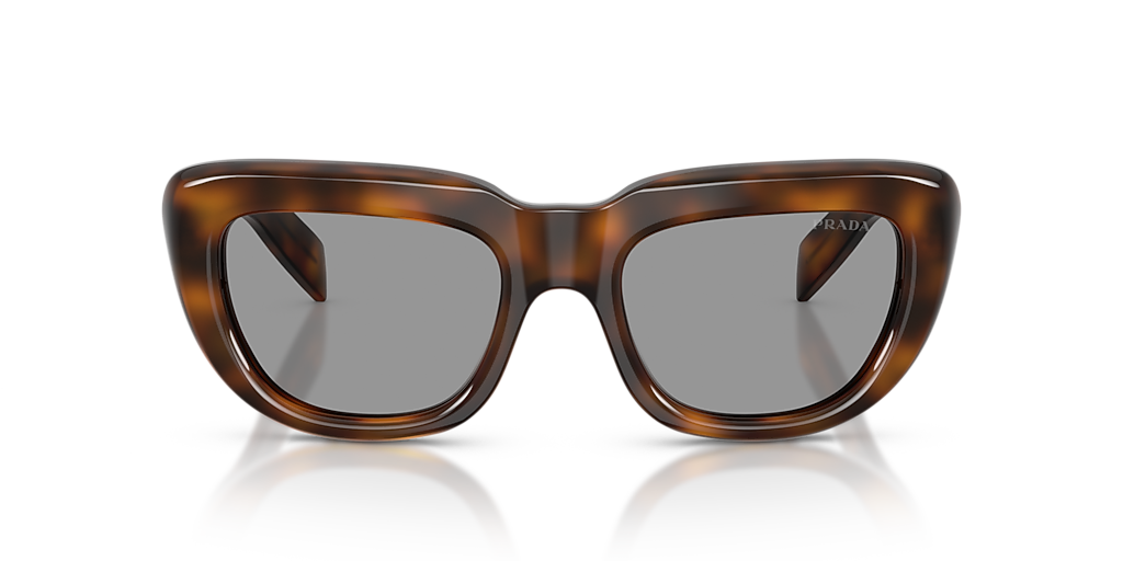 Prada PR D07S S (53 - 20) with Grey lenses and Tortoise frame