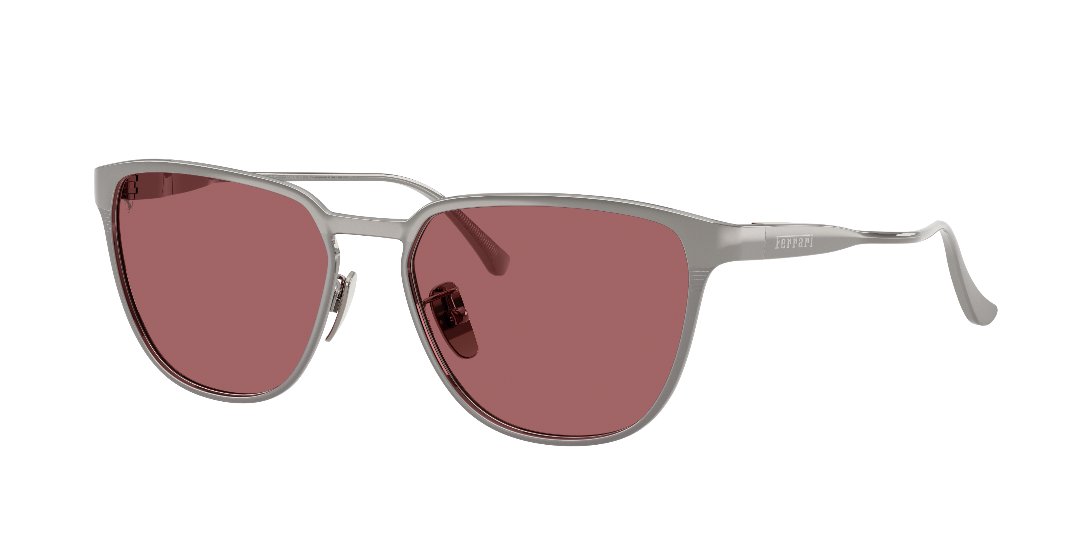 Ferrari Unisex Sunglass FH1032D -  Frame color: Gunmetal Matte, Lens color: Purple