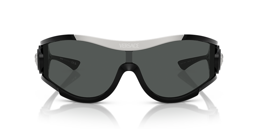 VERSACE VE4475 Pink - Unisex Luxury Sunglasses, Dark Grey Lens