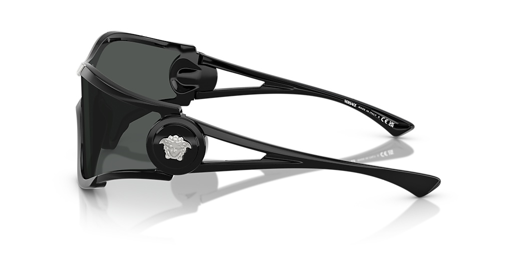 VERSACE VE4475 Pink - Unisex Luxury Sunglasses, Dark Grey Lens