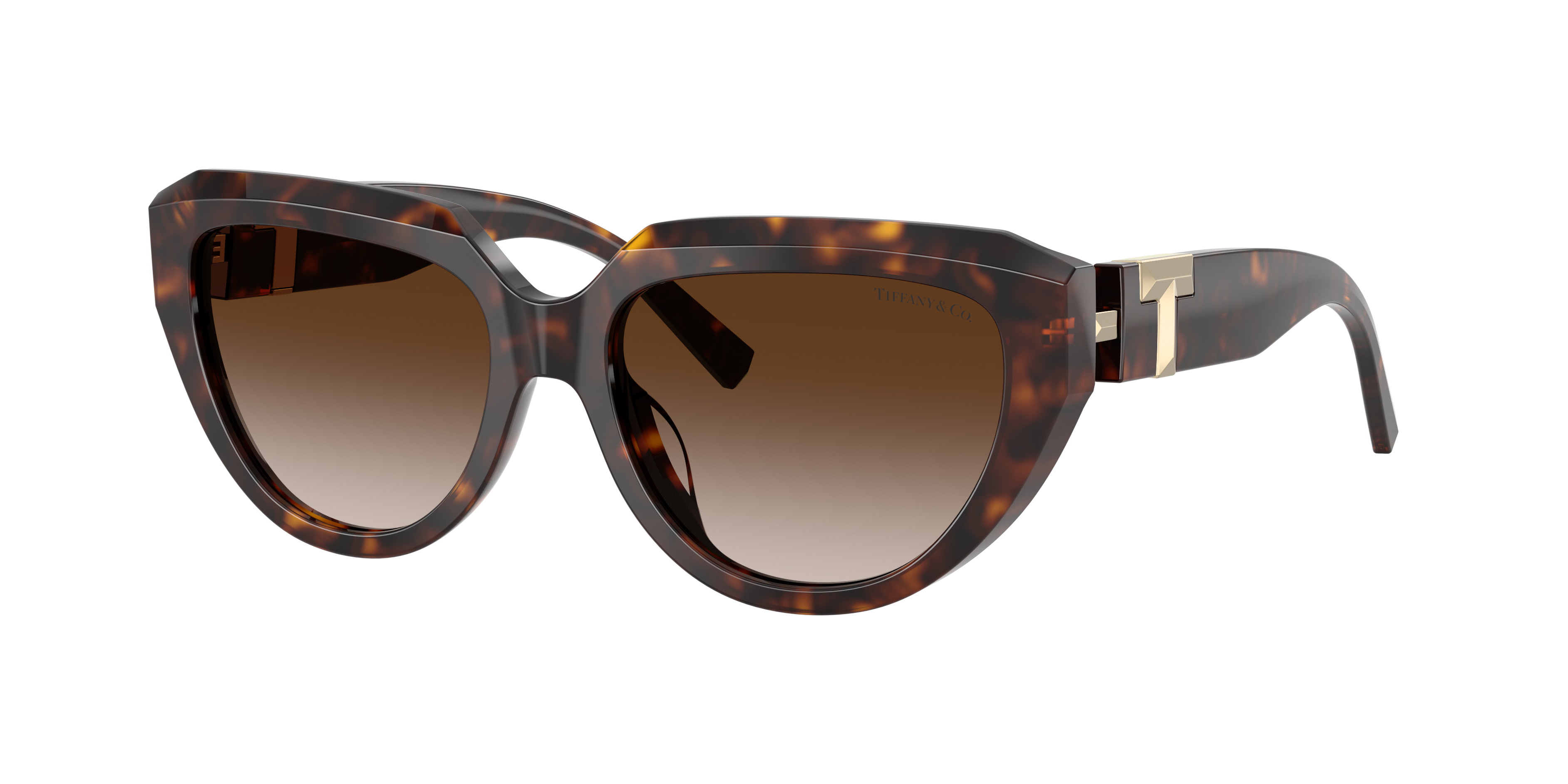 Tiffany & Co. TF4238U L (55 - 17) with Brown lenses and Tortoise