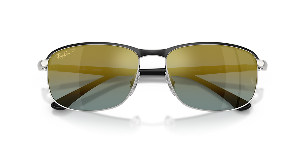 Ray-Ban RB3671CH Chromance XXL (60 - 16) with Gold lenses and