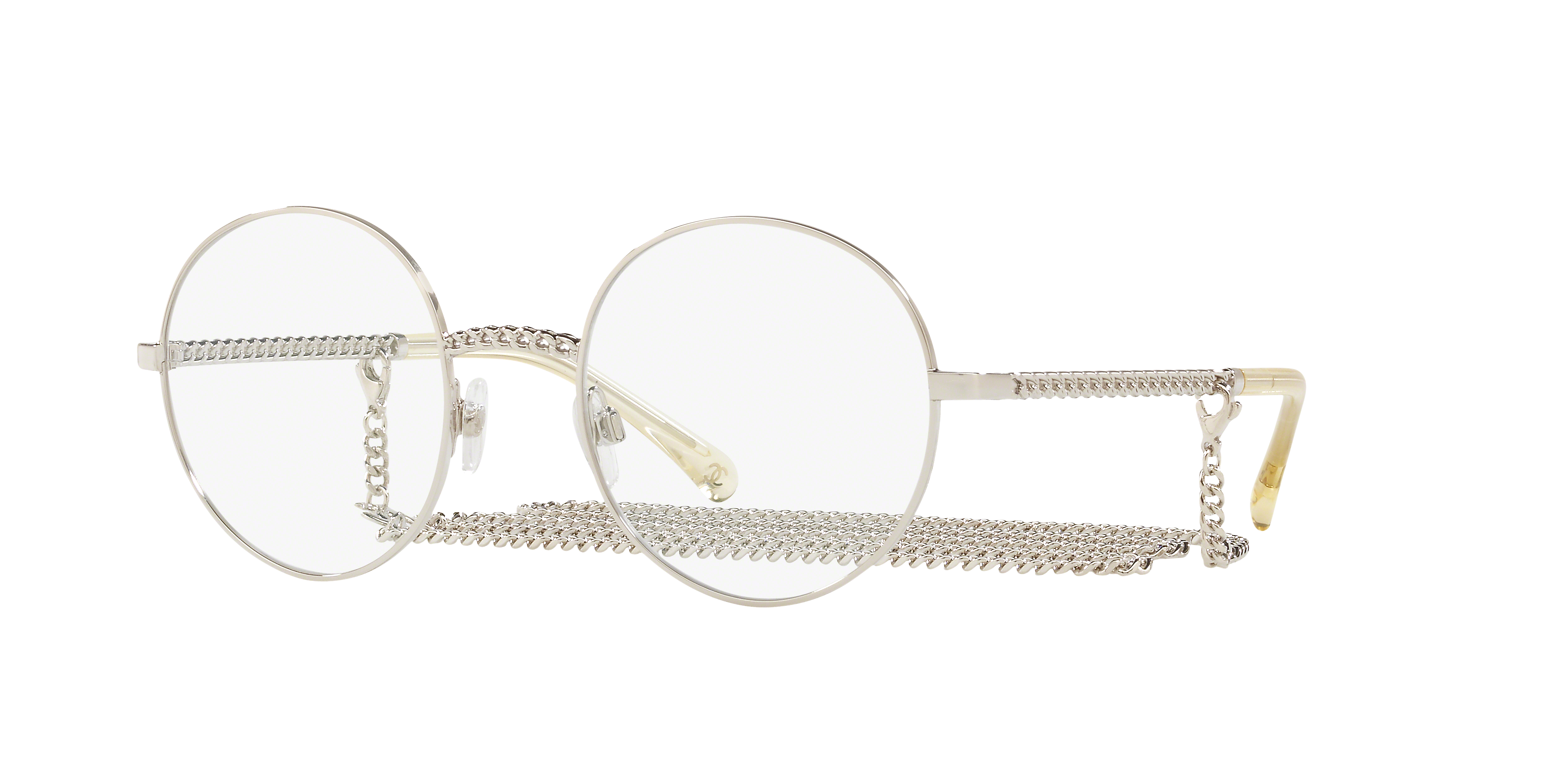 Chanel CH2186 M (51 - 21) with Transparent lenses and Silver frame