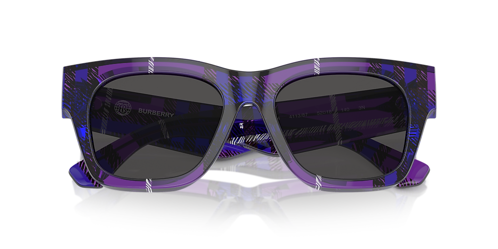 Burberry BE4424 S (52 - 18) with Grey lenses and Violet  display picture 2