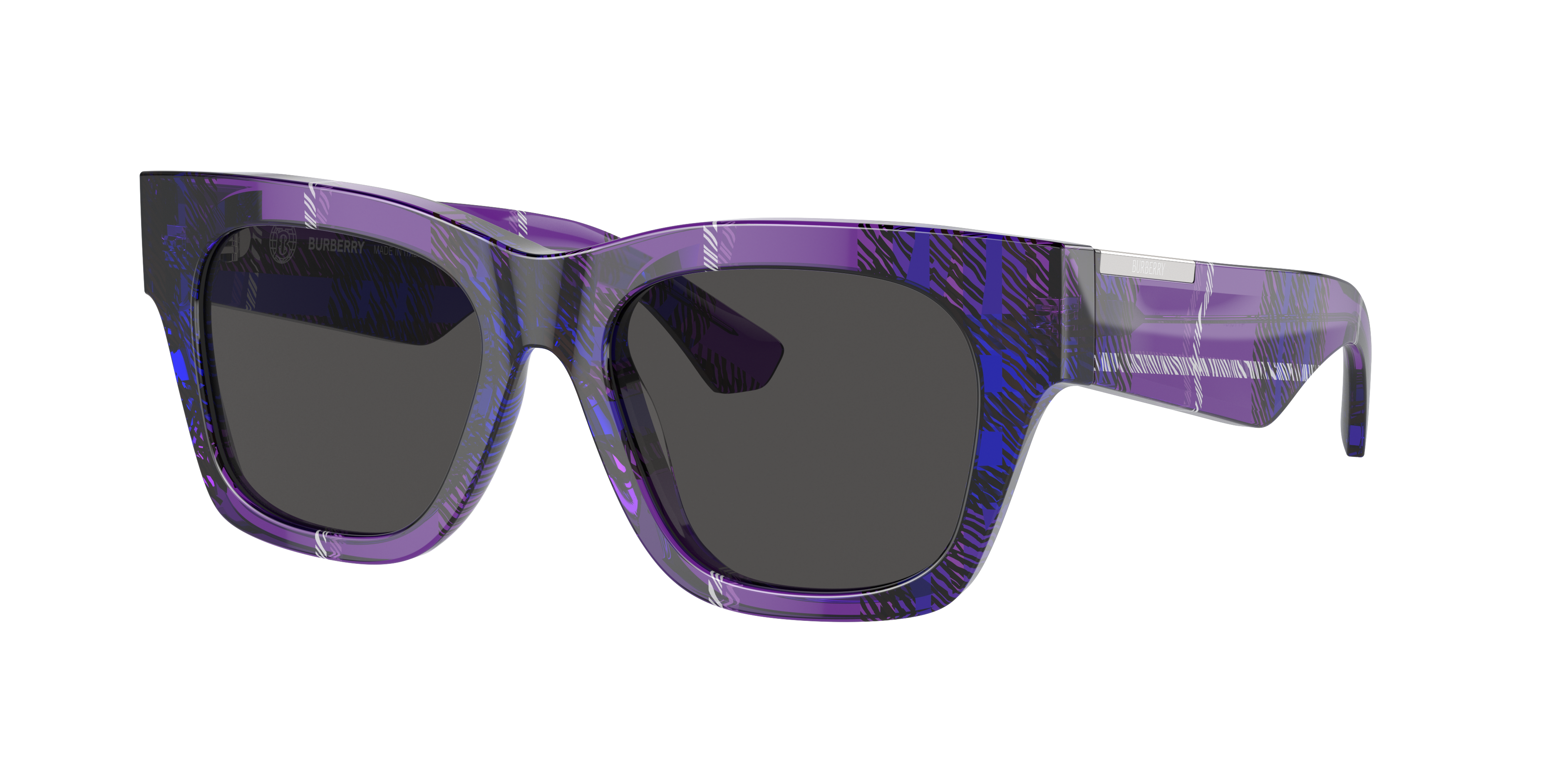 Burberry Elevated Check 52mm Square Sunglasses In Multi