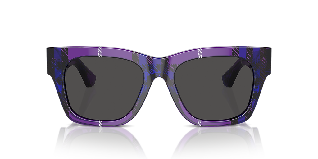 Burberry Purple Sunglasses With Case Burberry Eyewear BE4447D Sunglasses | Purple | FARFETCH main image 2
