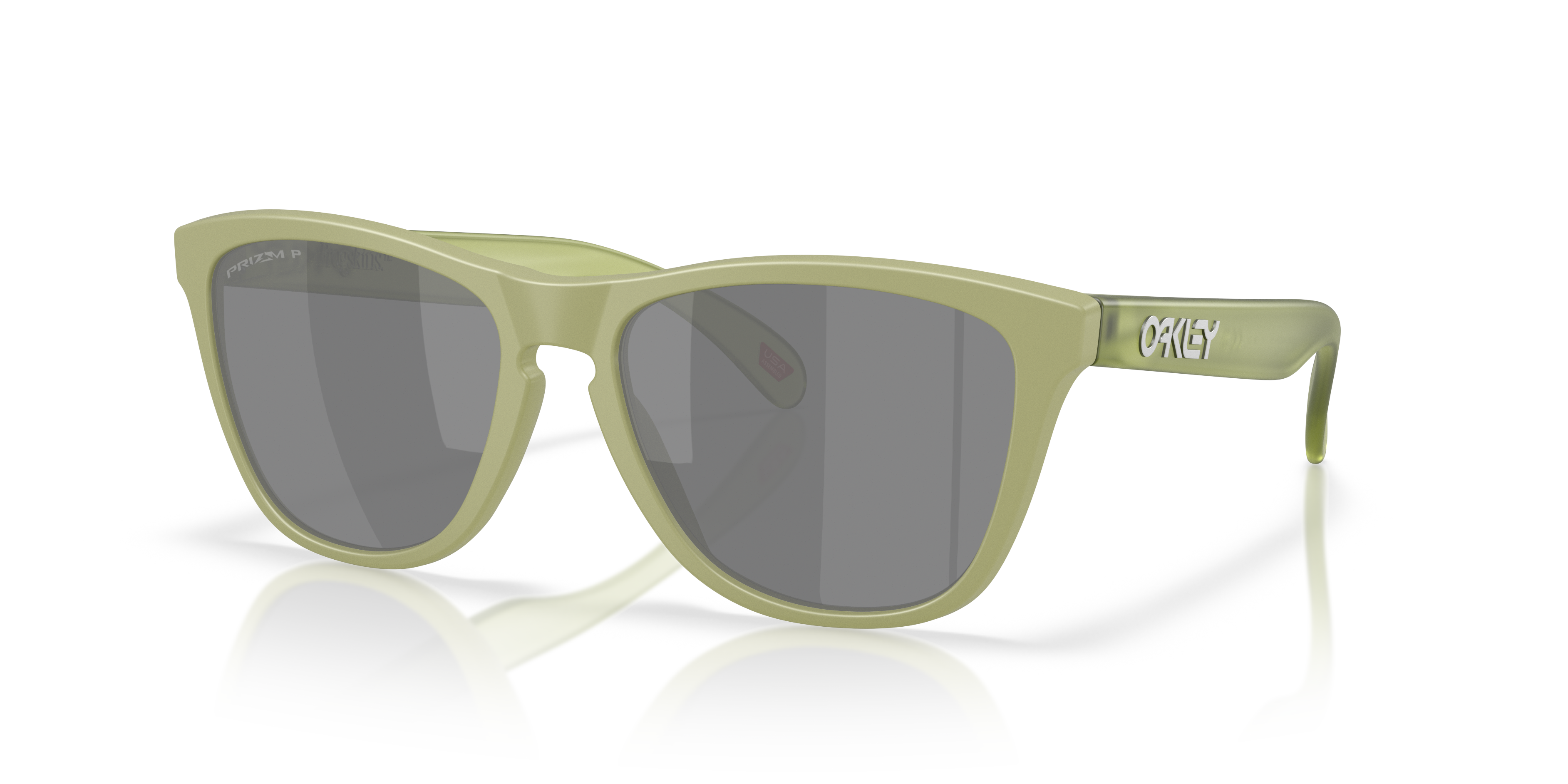 Oakley OO9013 Frogskins™ XL (55 - 17) with Black lenses and Green